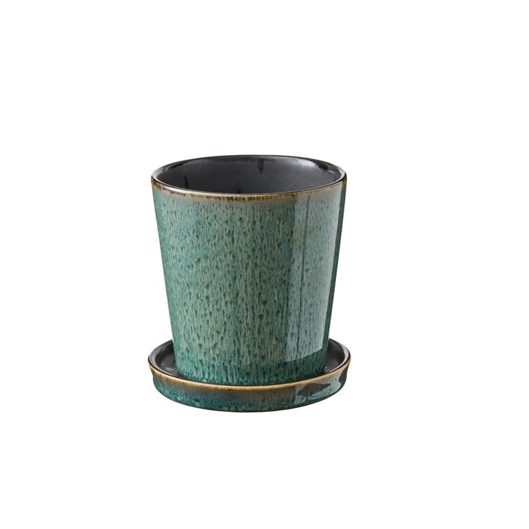 BITZ Skjuler Med Underskål, Grøn/Sort, 10 Cm 1 BITZ Skjuler Med Underskål, Grøn/Sort, 10 Cm