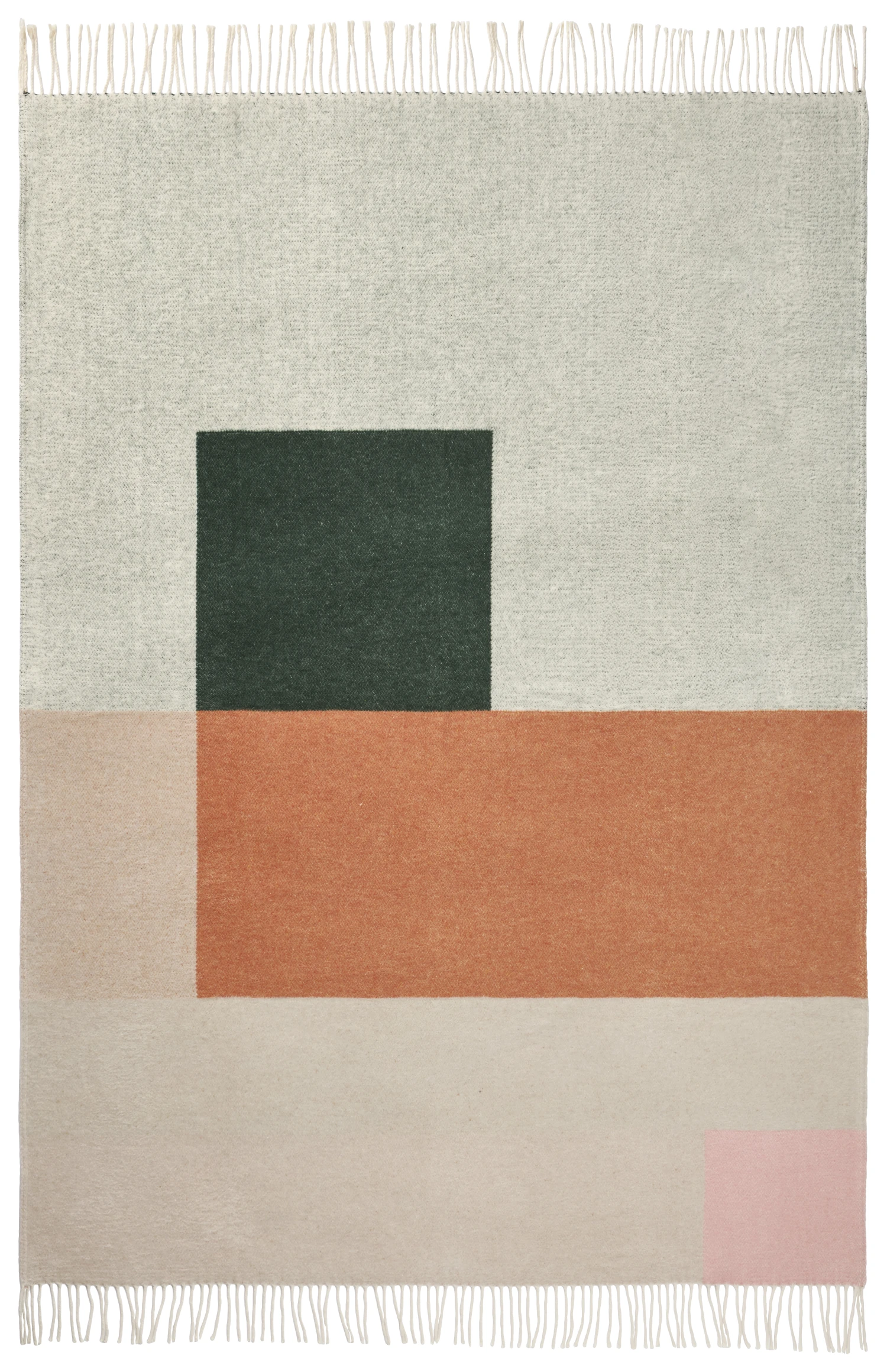 Mette Ditmer Brick Plaid, Brick, 125x190 Cm 1 Mette Ditmer Brick Plaid, Brick, 125x190 Cm