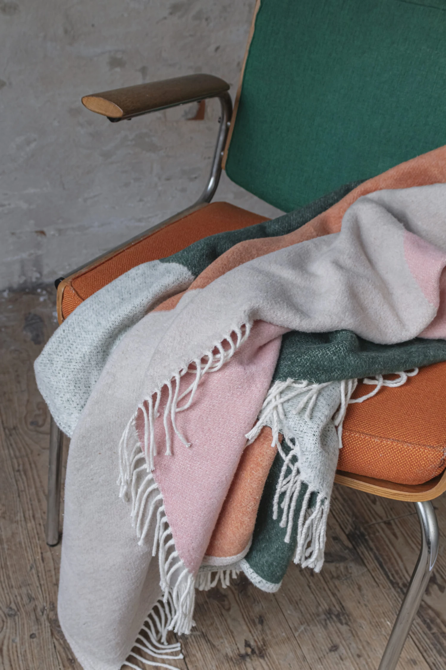 Mette Ditmer Brick Plaid, Brick, 125x190 Cm 4 Mette Ditmer Brick Plaid, Brick, 125x190 Cm - Billede 4