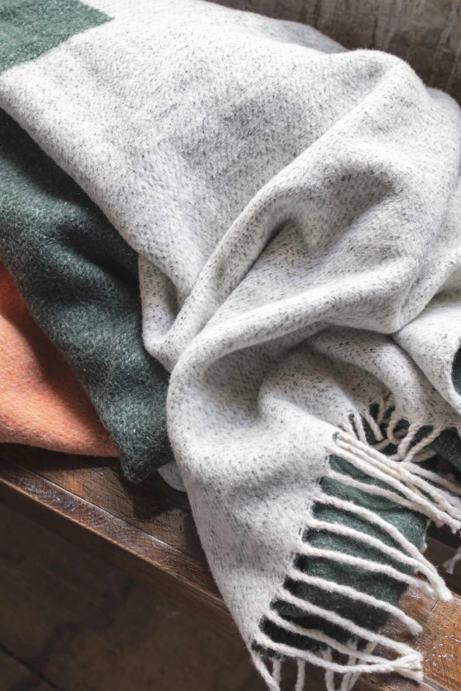 Mette Ditmer Brick Plaid, Brick, 125x190 Cm 3 Mette Ditmer Brick Plaid, Brick, 125x190 Cm - Billede 3