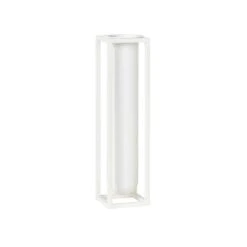 By Lassen Kubus Flora Vase, Hvid
