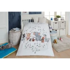 Dream All Night Babysengelinned, Beige, 70x100 Cm