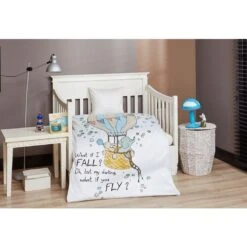 What If I Fall Babysengelinned, Hvid, 70x100 Cm