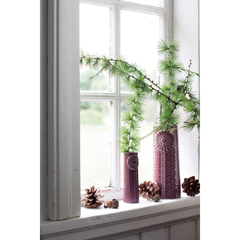 Pipanella Dot Mini Vase, Aubergine 2 Pipanella Dot Mini Vase, Aubergine - Billede 2