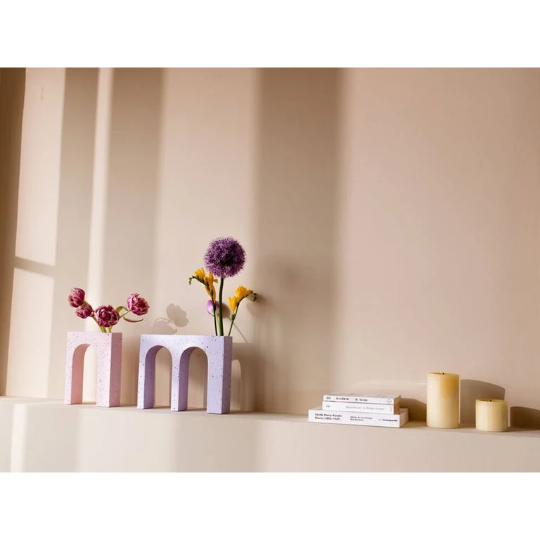 Doiy Acquedotto Single Vase, Lyserød 2 Doiy Acquedotto Single Vase, Lyserød - Billede 2