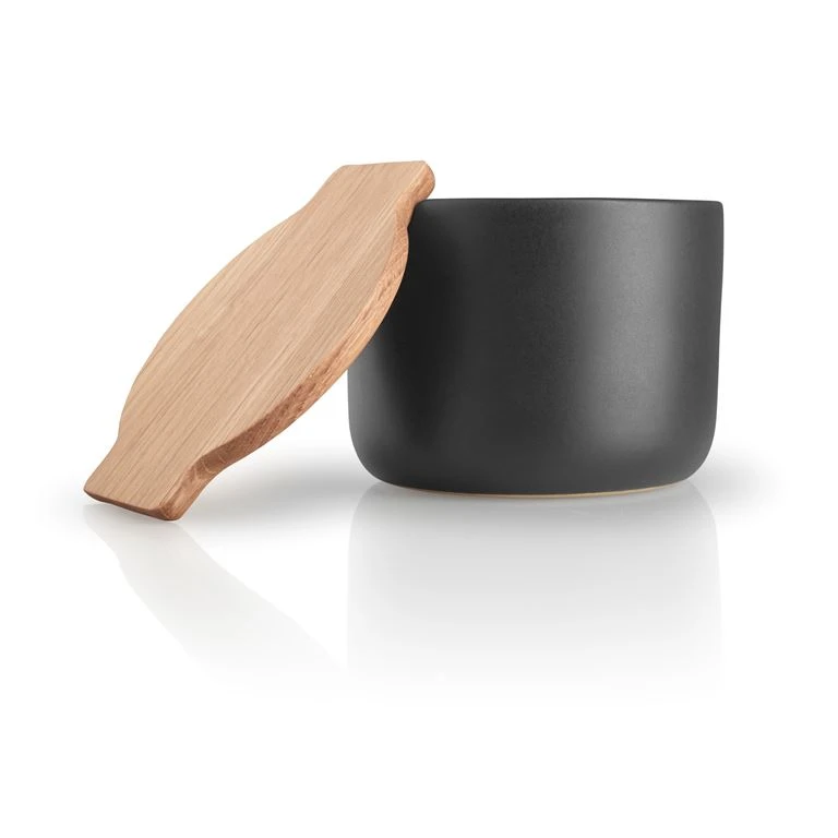 Eva Solo Nordic Kitchen Saltkar Med Låg, Sort, Ø10 Cm 2 Eva Solo Nordic Kitchen Saltkar Med Låg, Sort, Ø10 Cm - Billede 2