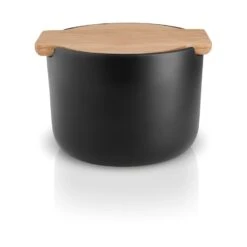 Eva Solo Nordic Kitchen Saltkar Med Låg, Sort, Ø10 Cm