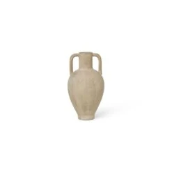 Ferm LIVING Ary Mini Vase, Sand, H: 11,5 Cm