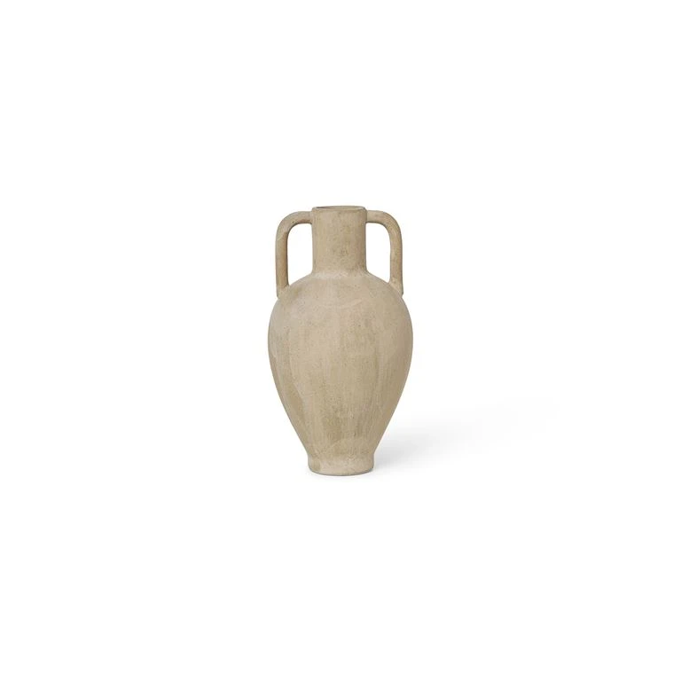 Ferm LIVING Ary Mini Vase, Sand, H: 11,5 Cm 1 Ferm LIVING Ary Mini Vase, Sand, H: 11,5 Cm