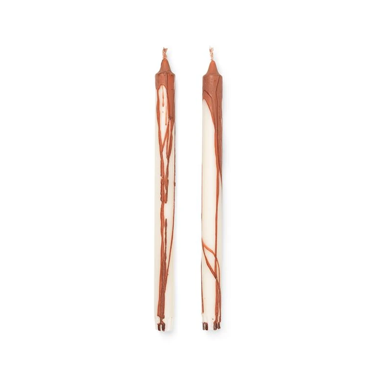 Ferm LIVING Dryp Stearinlys, Rust 1 Ferm LIVING Dryp Stearinlys, Rust
