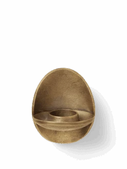 Ferm LIVING Agapé Vægfyrfadsstage, Messing -Salling Butik fermliving aw24 agape walltealightholder brassfinish 1104270023 1