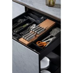 Fiskars All Steel Brødkniv -Salling Butik fiskars environment wooden drawer knife block full 1062890 4