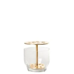 Fritz Hansen Ikebana Vase, Massiv Messing, Small