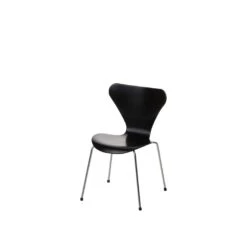 Fritz Hansen Miniature 3107 Stol, Sort