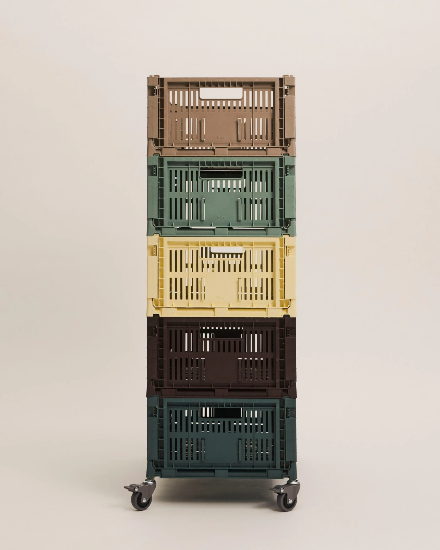 Hay Colour Crate Large Kasse, Dark Green 4 Hay Colour Crate Large Kasse, Dark Green - Billede 4