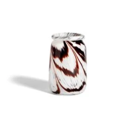 Hay Spalsh Roll Neck Vase, Coffee, L