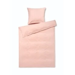 Juna Monochrome Sengesæt, Støvet Rosa, 140x220 Cm