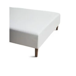 Juna Percale Boxlagen, Hvid, 120x200 Cm