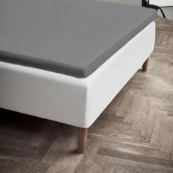 Juna Percale Kuvertlagen, Grå, 90x200 Cm