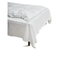 Juna Percale Glat Lagen, Hvid, 150x250 Cm