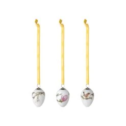 Kähler 3-Pak Hammershøi Påskeophæng 2021, Hvid