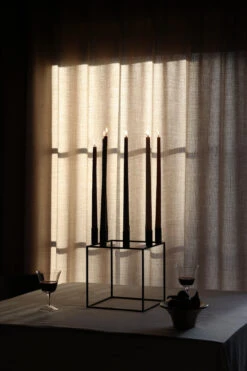 Kubus 8 Lysestage, Sort -Salling Butik menu kubus 08