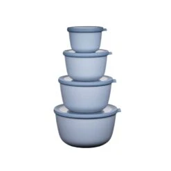 Mepal Cirqula Høj 4-Pak Skålesæt, Nordic Blue
