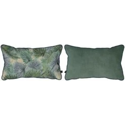 Mette Ditmer Atelier Pyntepude, Tropic Blue/Lysegrøn, 30x50 Cm