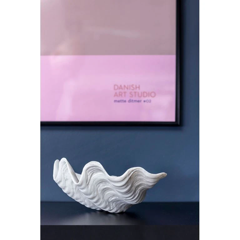 Mette Ditmer Muslingeskal Dekoration, Hvid, S 2 Mette Ditmer Muslingeskal Dekoration, Hvid, S - Billede 2