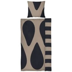 Mette Ditmer Raindrops Sengelinned, Sand, 140x200 Cm