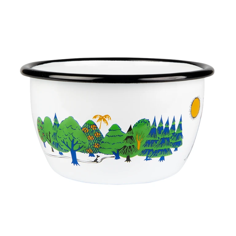 Emalje Skål, Mumidal 2 Emalje Skål, Mumidal - Billede 2