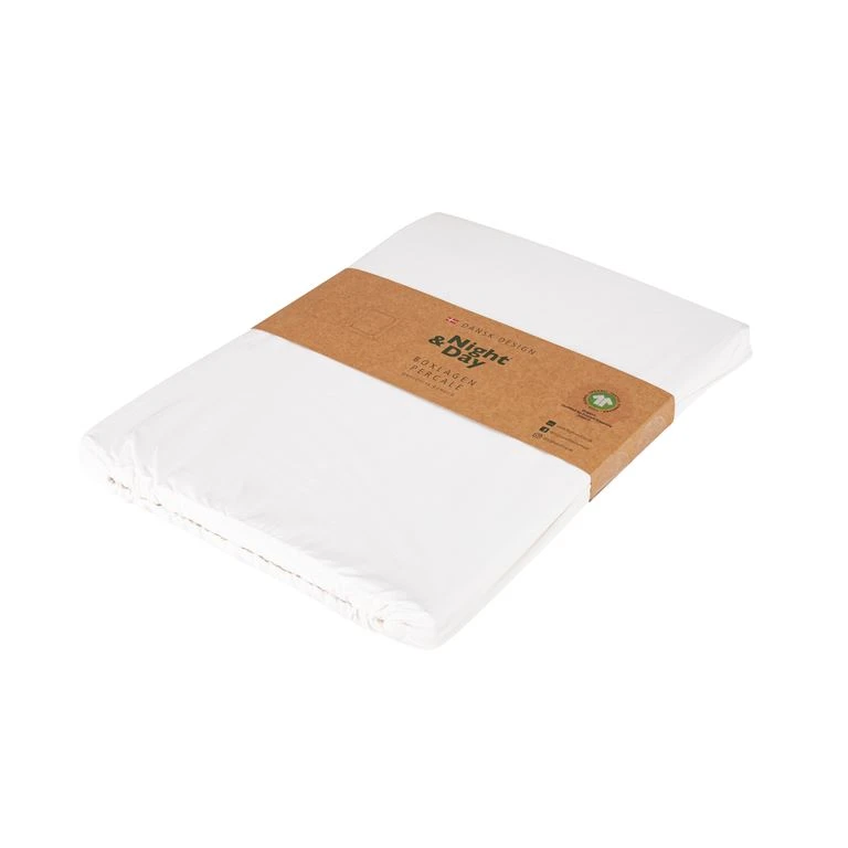 Percale Boxlagen, Hvid, 160x200 Cm 8 Percale Boxlagen, Hvid, 160x200 Cm - Billede 8