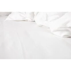 Percale Boxlagen, Hvid, 90x200 Cm -Salling Butik percale boxlagen hvid stemning2 4