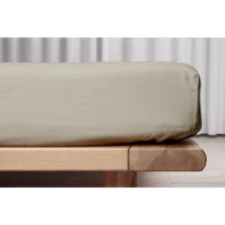 Percale Boxlagen, Sand, 140x200 Cm