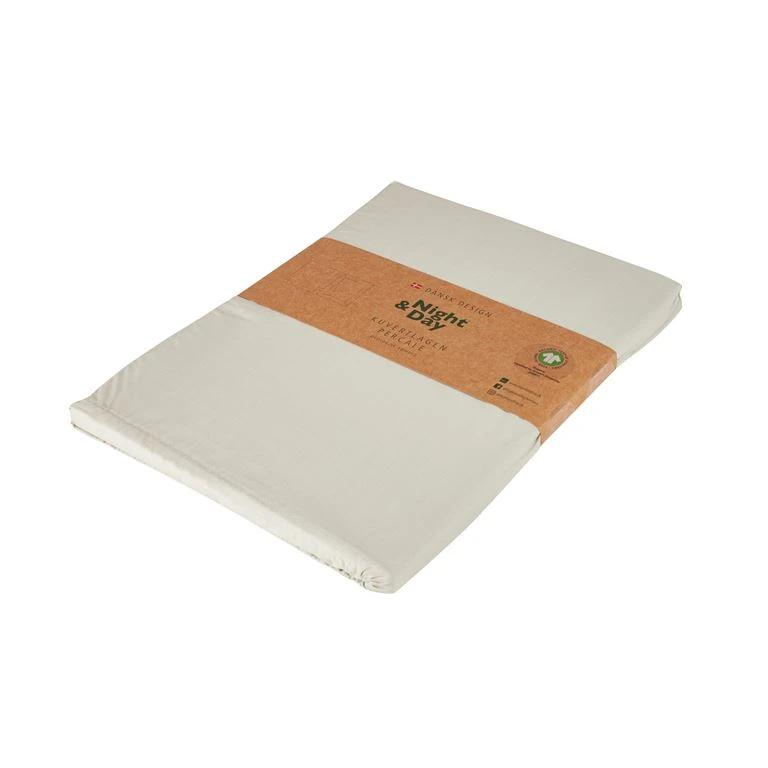 Percale Kuvertlagen, Sand, 140x200 Cm 4 Percale Kuvertlagen, Sand, 140x200 Cm - Billede 4
