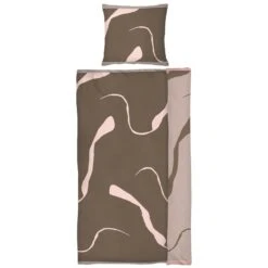 Mette Ditmer Process Sengelinned, Brun/ Lyserød, 140x200 Cm