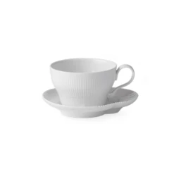 Royal Copenhagen Hvid Elements Kop Og Underkop, 26 Cl
