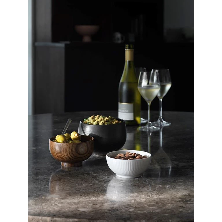 Royal Copenhagen Hvid Riflet Skål, Ø11 Cm 3 Royal Copenhagen Hvid Riflet Skål, Ø11 Cm - Billede 3