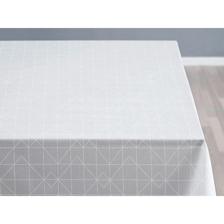 Södahl Refined Organic Damaskdug, Hvid, 140x220 Cm 1 Södahl Refined Organic Damaskdug, Hvid, 140x220 Cm