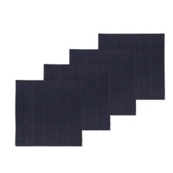 Södahl Refined Organic 4-Pak Stofserviet, Indigo, 45x45 Cm