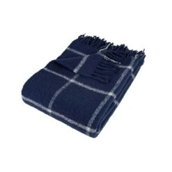 Thor Uldplaid, Royal Blue, 130x200 Cm
